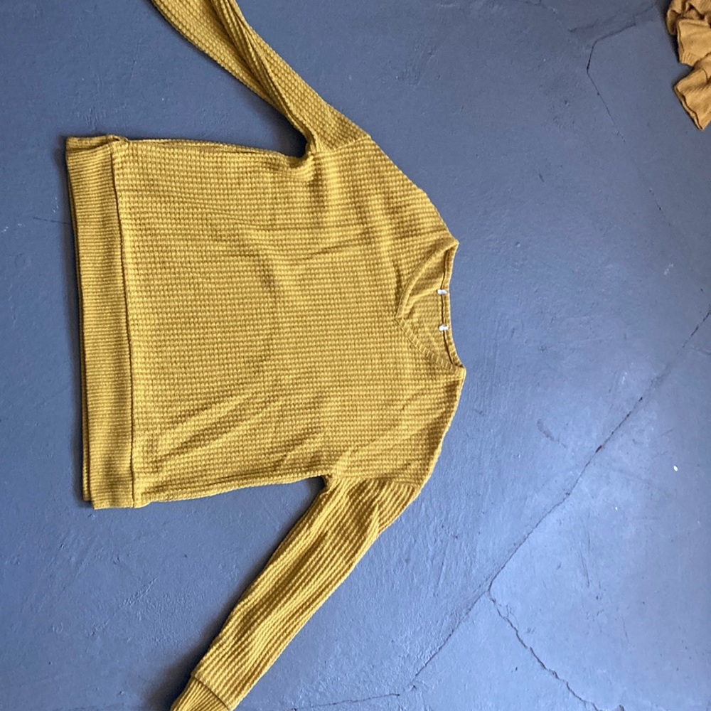 Yellow sweater